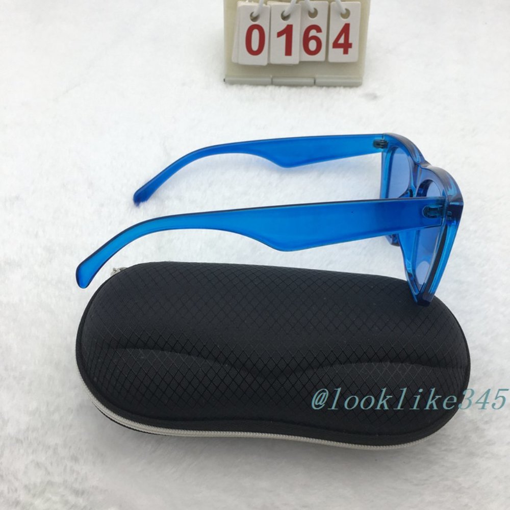 Blue Frame Blue Lens Sunglasses - Picture 2 of 4